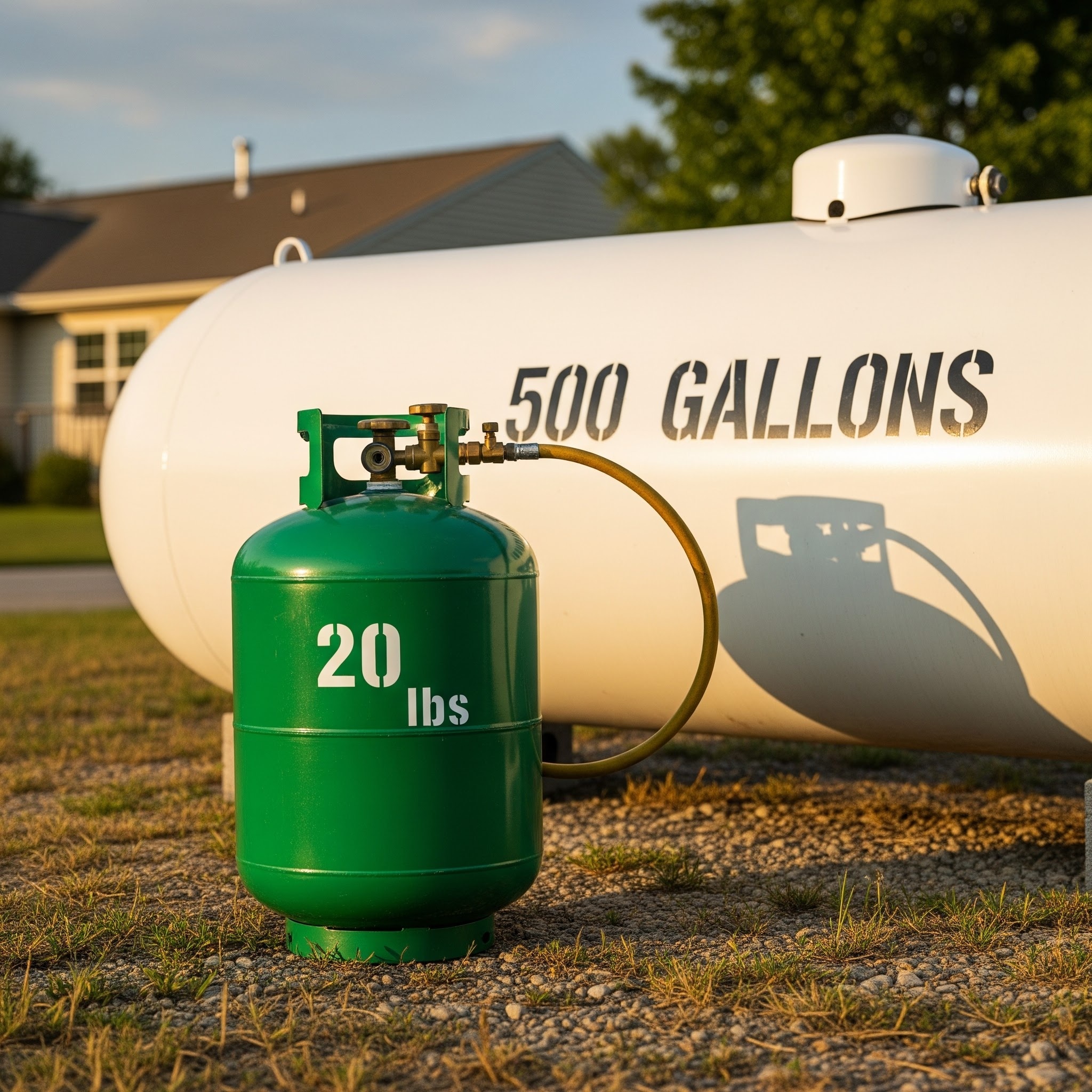 home propane tank and grill tank